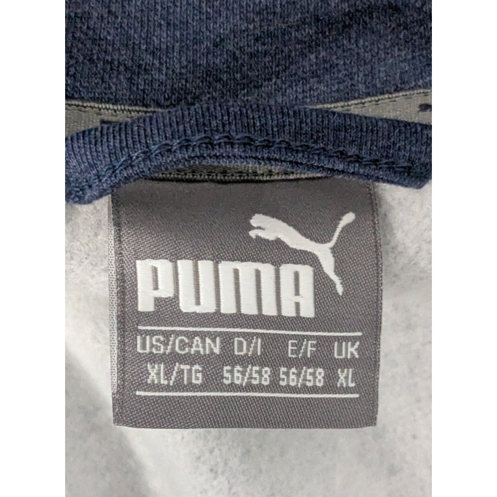 PUMA P48 Core Fleece Full Zip Track Jacket Blue Heather Style:850681 NWT XL - Picture 9 of 12